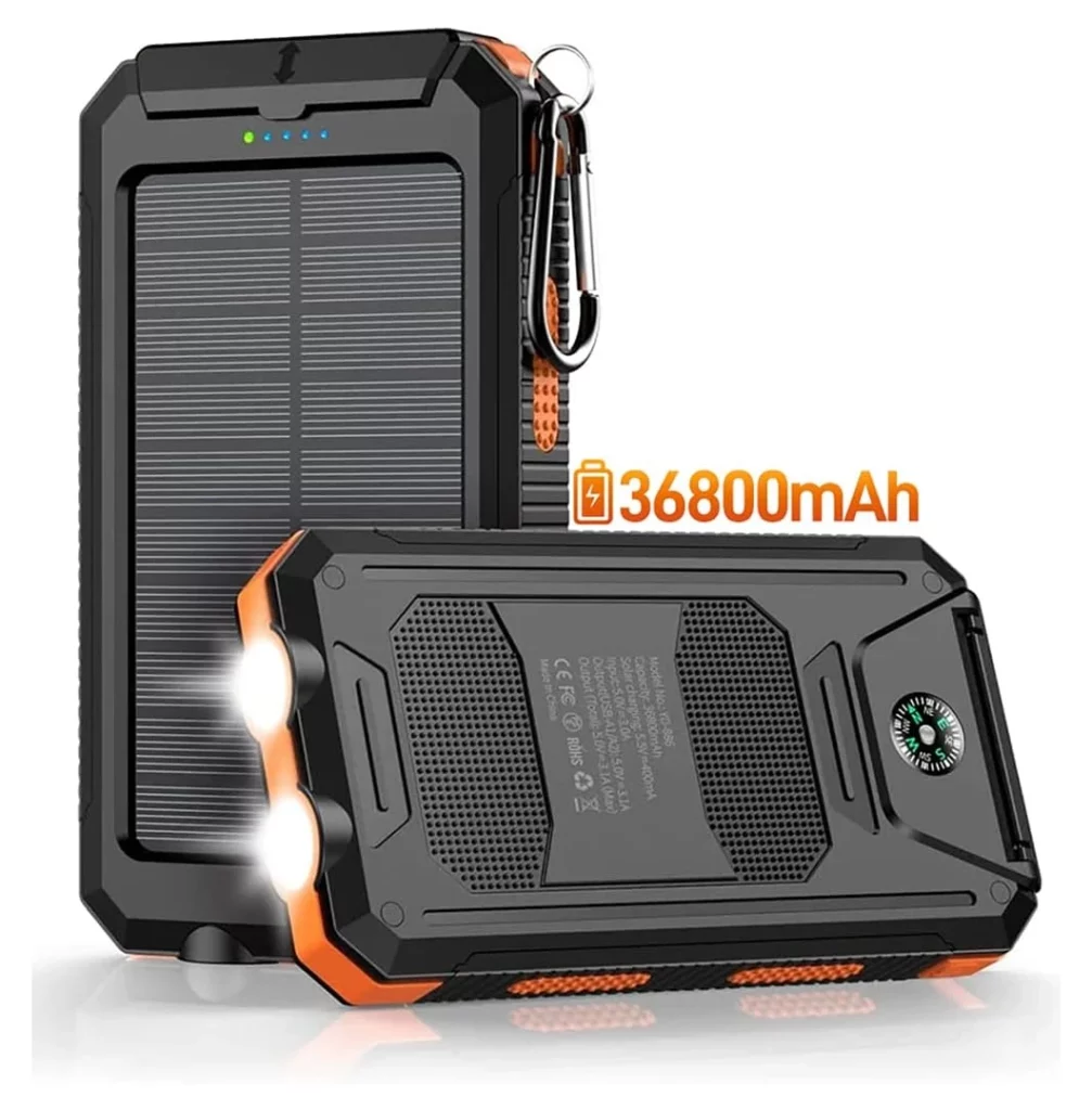 KAPURUI Power Bank Portable Charger Solar