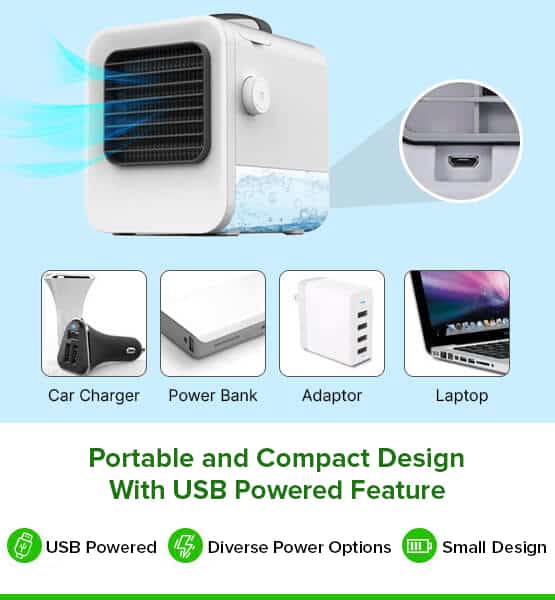 Chiller Portable AC Design and Power Options