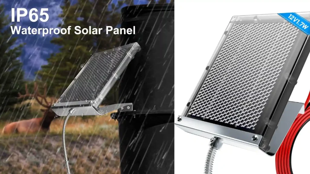 POWOXI Solar Panel for Deer Feeder Waterproof Review