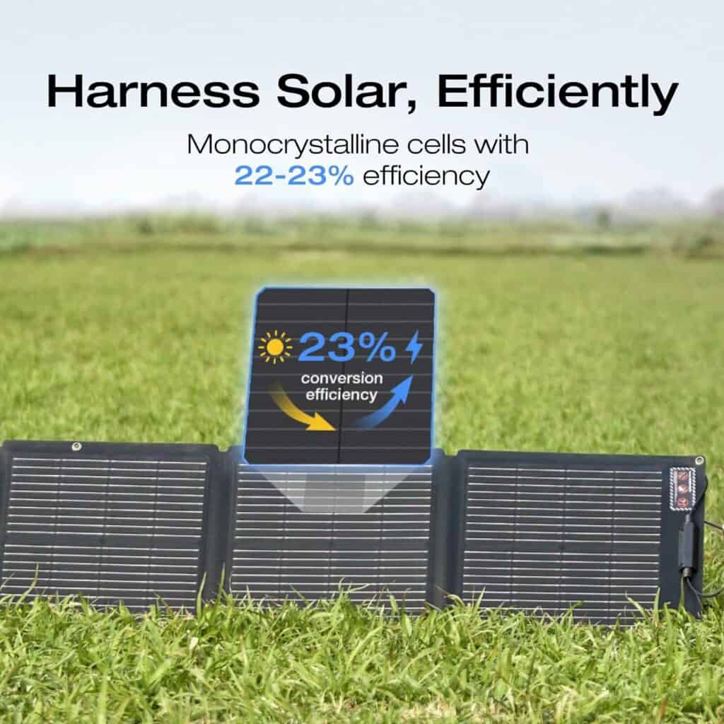EF ECOFLOW 110W Portable Solar Panel Review 2