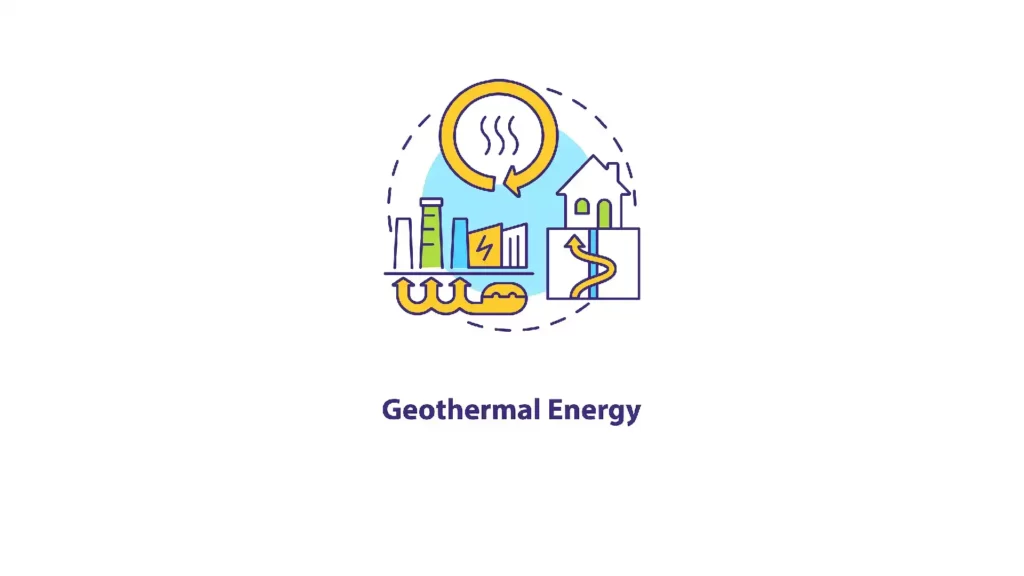 Geothermal Energy Drawing
