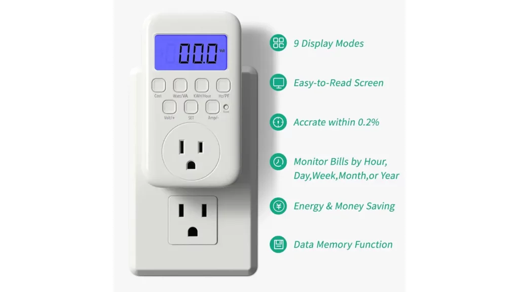 HBN Electricity Usage Monitor LCD Plug Review