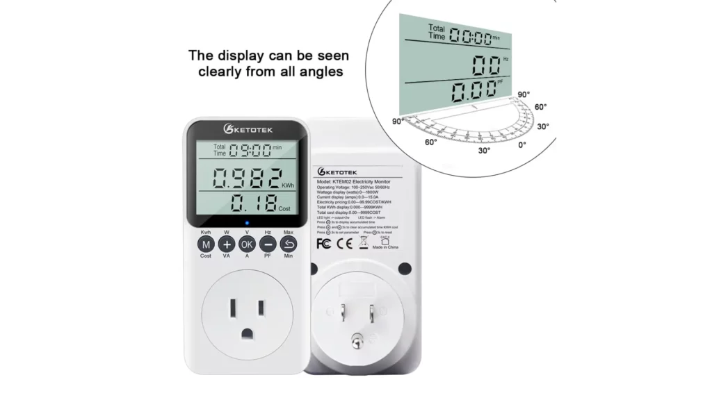 KETOTEK Electricity Usage Monitor Plug Review