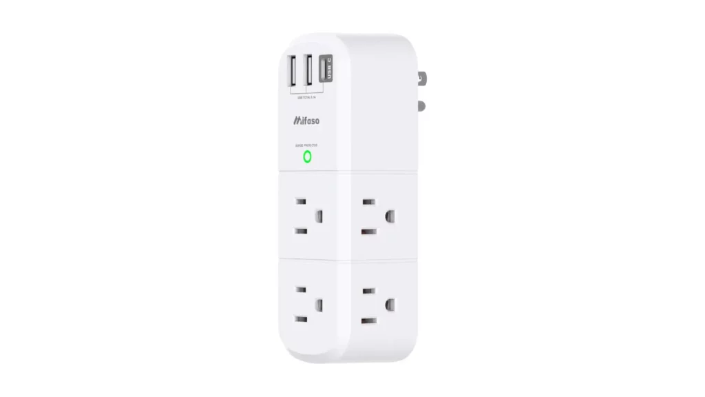 Mifaso USB Outlet Extender Protector Review