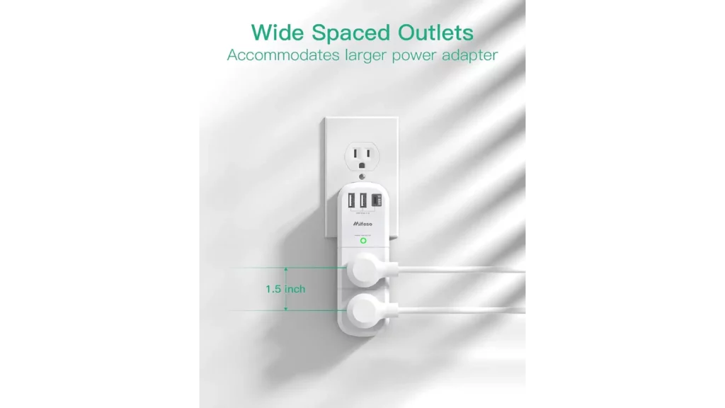 Mifaso USB Outlet Extender Protector Review