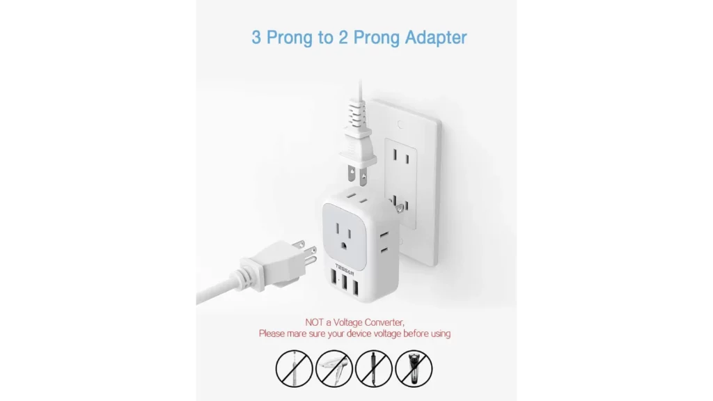 TESSAN 3 Prong Outlet Adapter Review