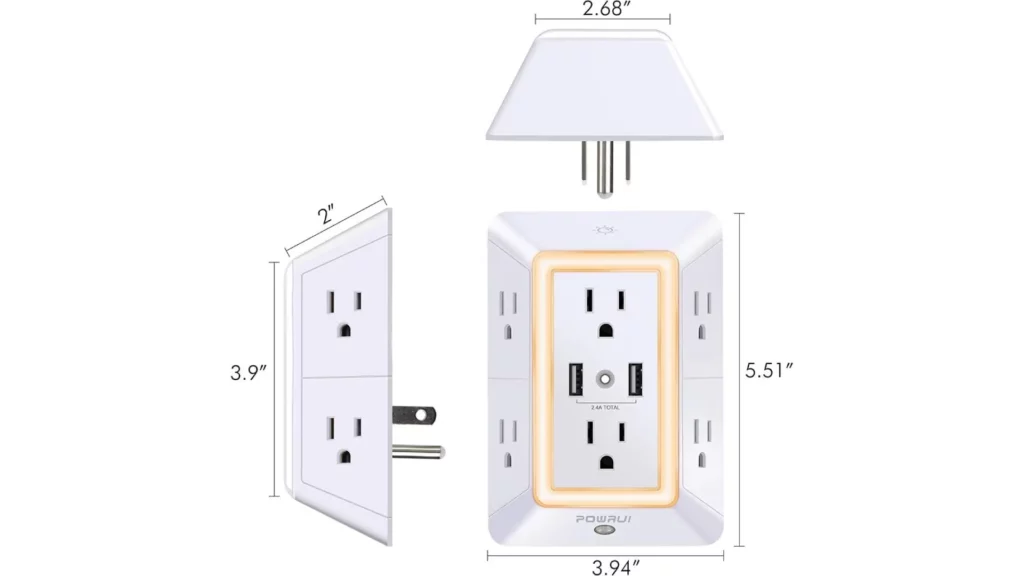 POWRUI USB Wall Charger Surge Protector Review