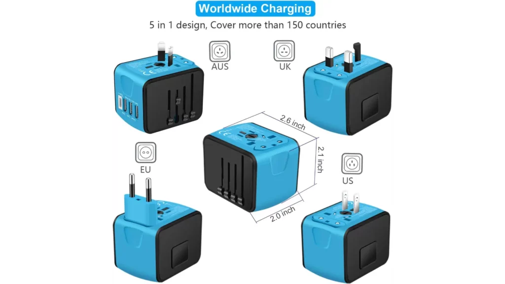 SAUNORCH Travel Power Plug Adapter Review