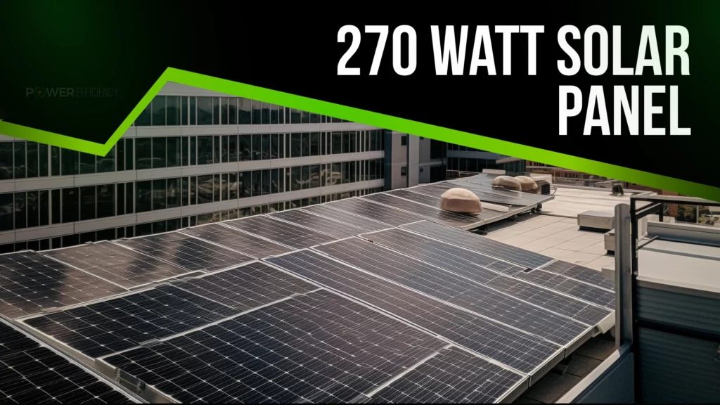 270 Watt Solar Panel: A Wise Investment for Empowered Living 270 Watt Solar Panel